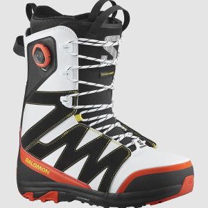 Salomon X Approach Lace SJ BOA 2025 Snowboard Boots white / cherry tomato / black