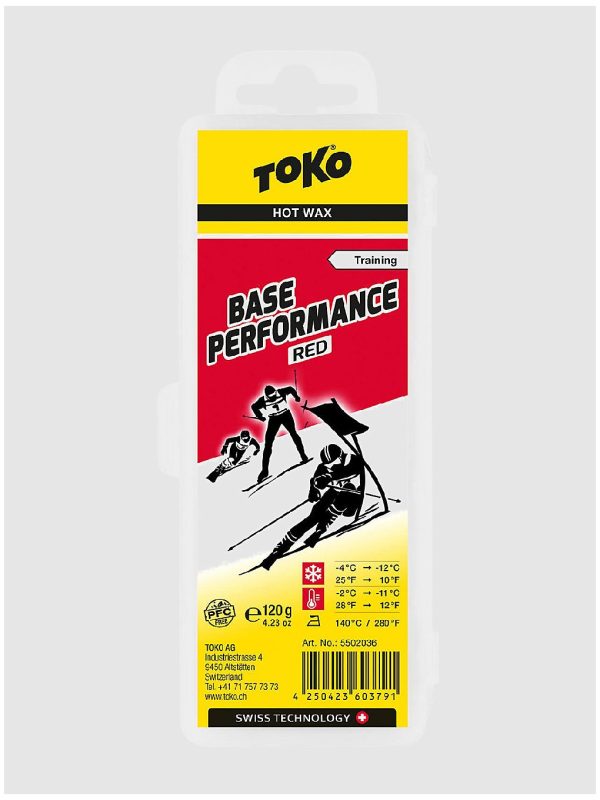 Toko Base Performance 120g Red -4°C / -12° Surfwachs neutral1