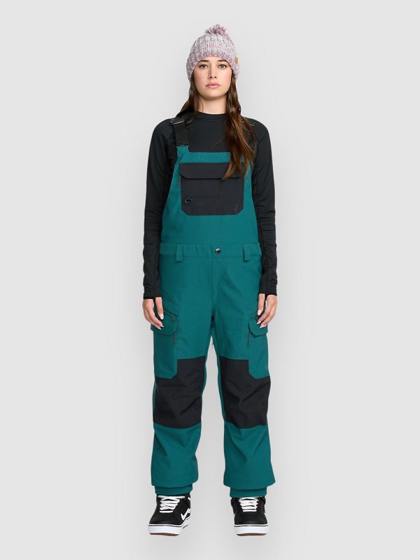 Volcom Creston 3D Stretch Bib Pants atlantic deep