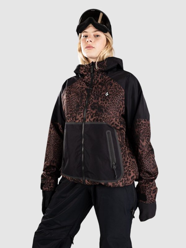 Volcom Revna 20K Shell Jacke leopard