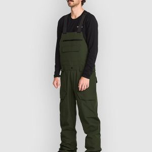 Volcom Roan Overall Bib Pants dark green