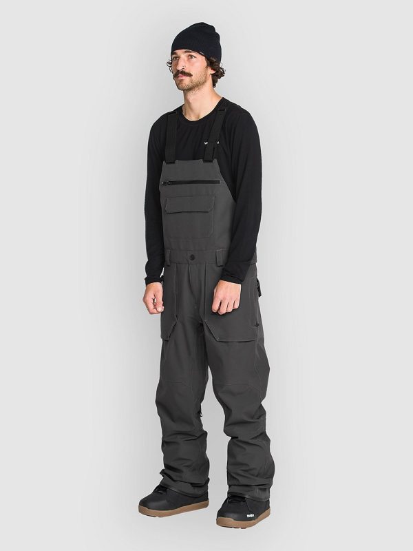 Volcom Roan Overall Bib Pants dark grey