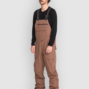 Volcom Roan Overall Bib Pants desert taupe