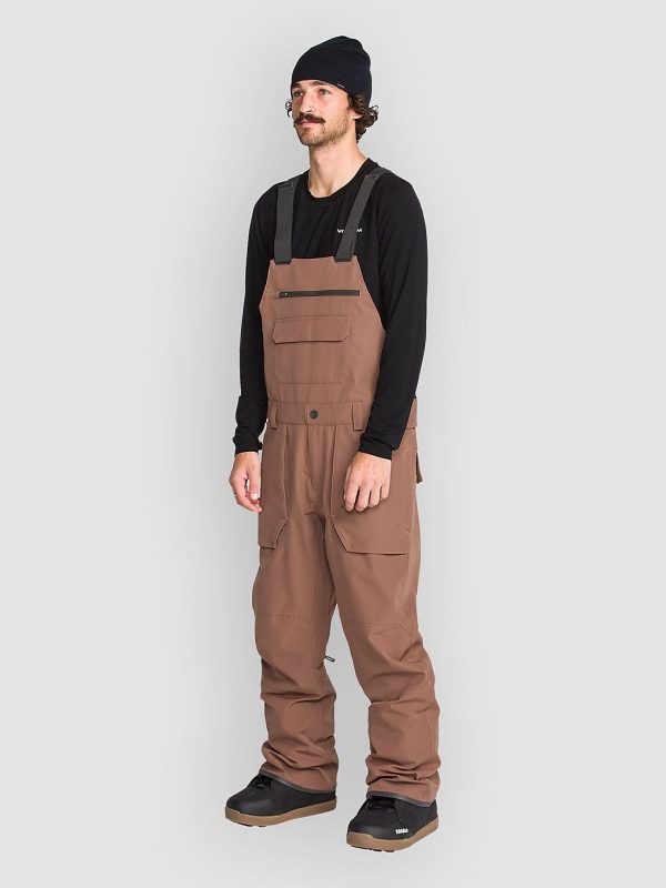 Volcom Roan Overall Bib Pants desert taupe