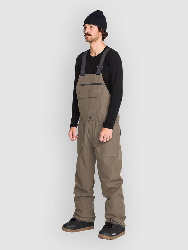 Volcom Roan Overall Bib Pants teak
