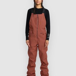 Volcom Swift Overall Bib Pants henna
