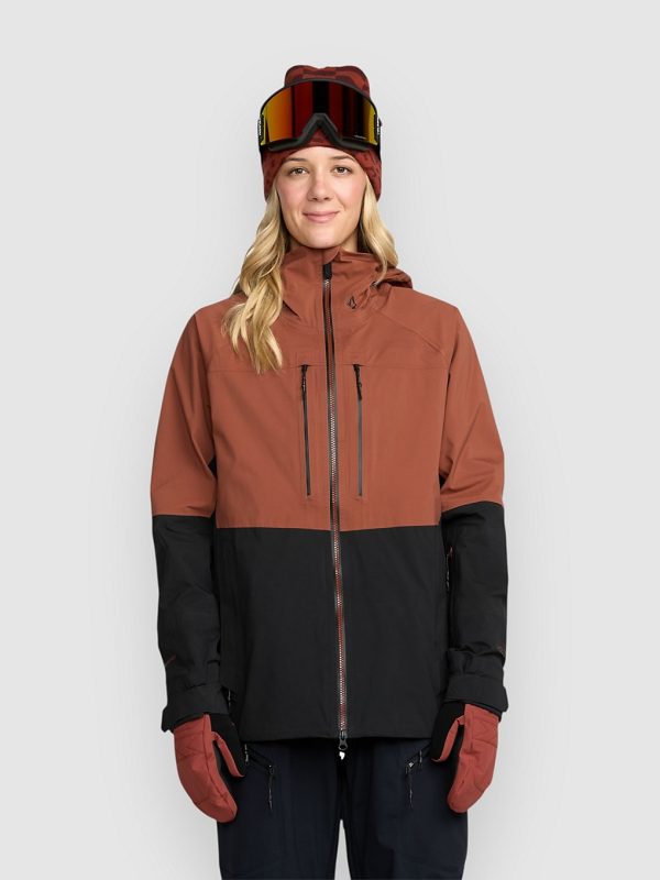 Volcom Vs 3L Stretch Gore Tex Jacke henna