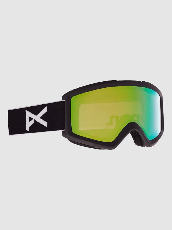Anon Helix 2 Black +Bonus Lens Goggle prcv vrbl grn