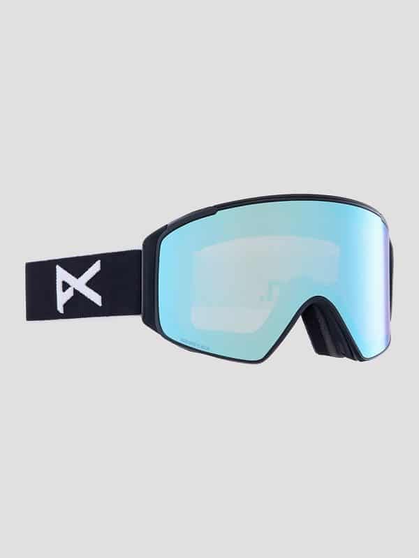 Anon M4s Cylindrical Black +Bonus Lens Goggle perceive variable blue