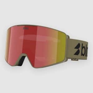 BLIZ Active Eyewear G001 Matte Camo Green Goggle brown w red multi