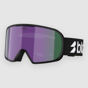BLIZ Active Eyewear G002 Matte Black Goggle brown w purple multi