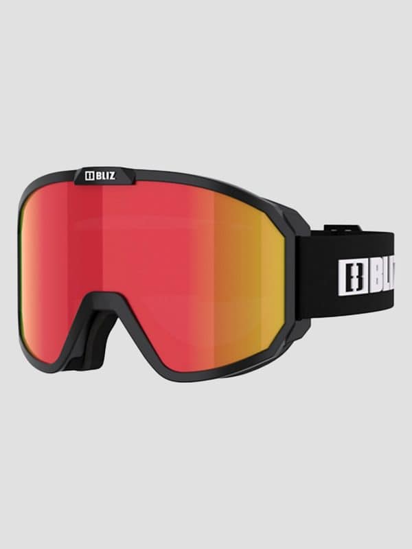 BLIZ Active Eyewear Rave Matt Black W White Goggle brown red