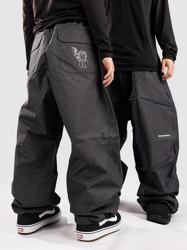 Beyond Medals Park Denim Hose d.grey