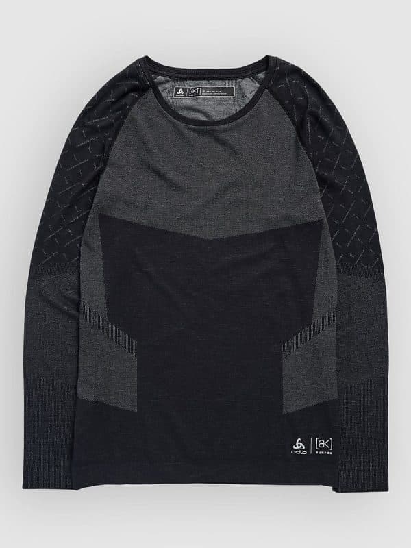 Burton Ak Slokar Crew Funktionsshirt trublk / graycl