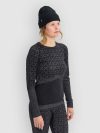 Burton Ak Slokar Crew Funktionsshirt true black / graycl