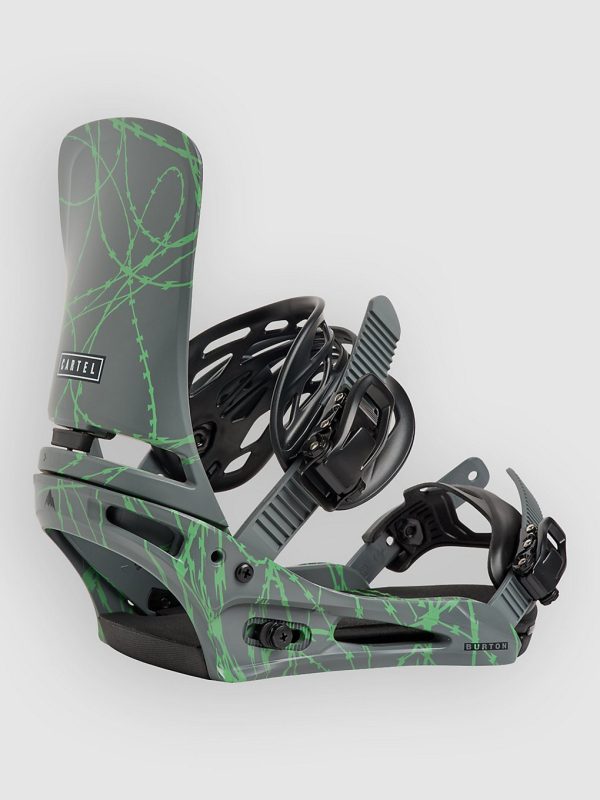 Burton Cartel 2027 Snowboard-Bindung gray / greenv