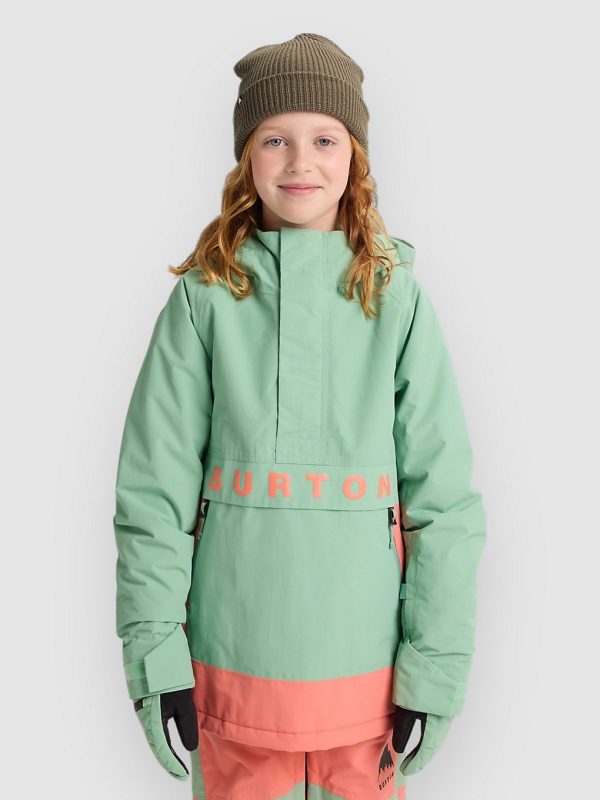 Burton Frostner 2L Kids Anorak soft sage / peacho