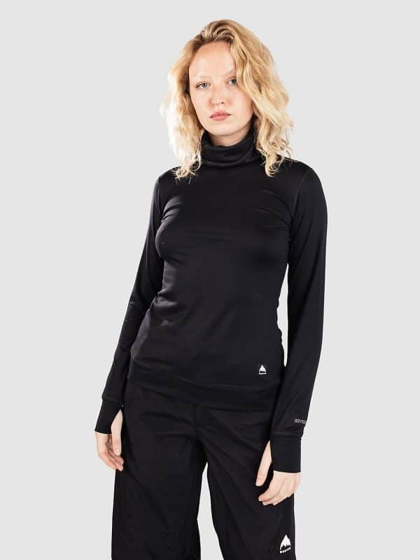 Burton Mdwt Long Neck Funktionsshirt true black