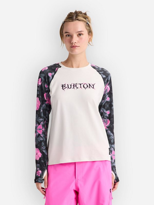 Burton Roadie Tech Crew Funktionsshirt shcwfl / stowht