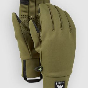 Burton Stretch Liner Gloves dried moss