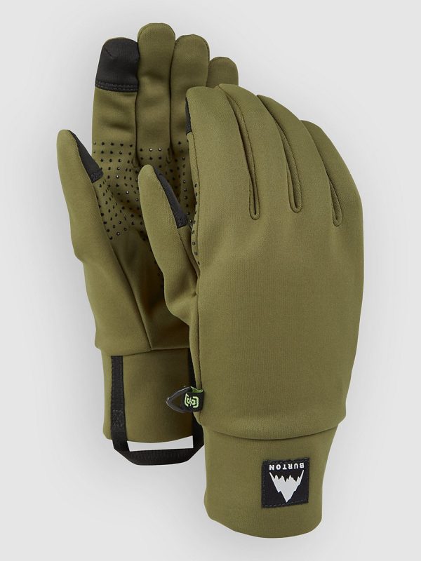 Burton Stretch Liner Gloves dried moss