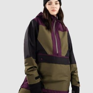Coal Younts Anorak olive aubergine black