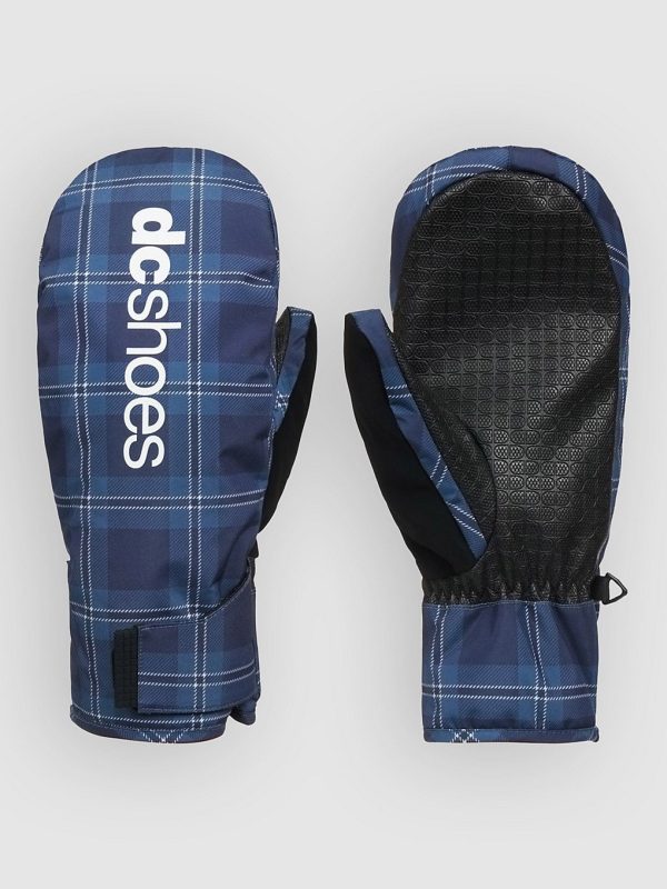DC Franchise Print 10K Fäustlinge bluebird plaid