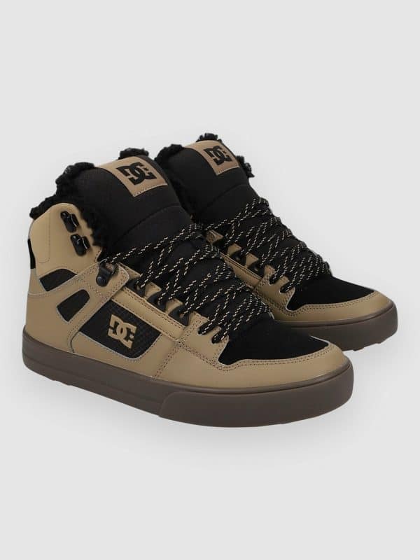 DC Pure High-Top WC Wnt Winter Schuhe tan / black