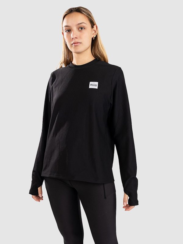 Eivy Versa Loose Fit Rib Top Funktionsshirt black