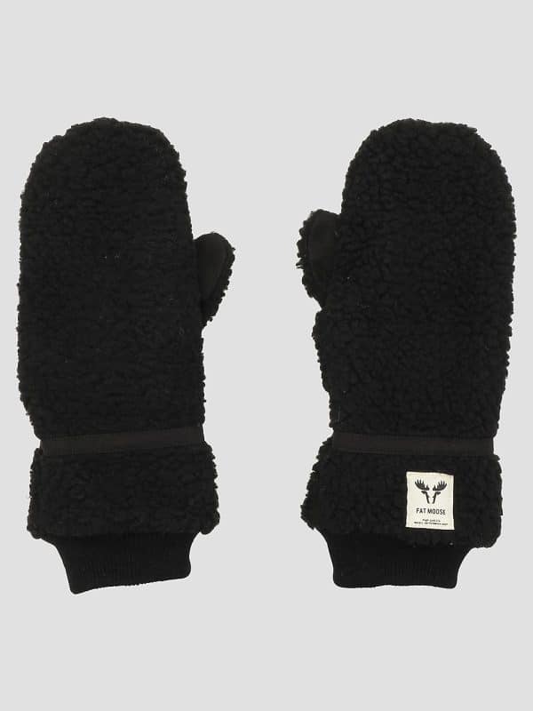 Fat Moose Villy Teddy Fäustlinge black
