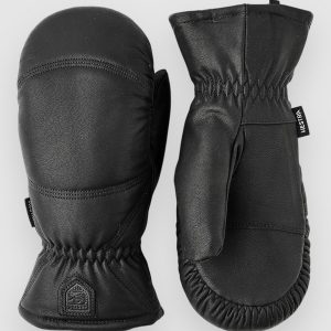 Hestra Leather Box Fäustlinge black