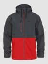 Horsefeathers Closter II Jacke phantom / lava red