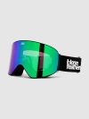 Horsefeathers Edmond Black Goggle mirror green