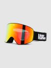 Horsefeathers Edmond Black Goggle mirror red