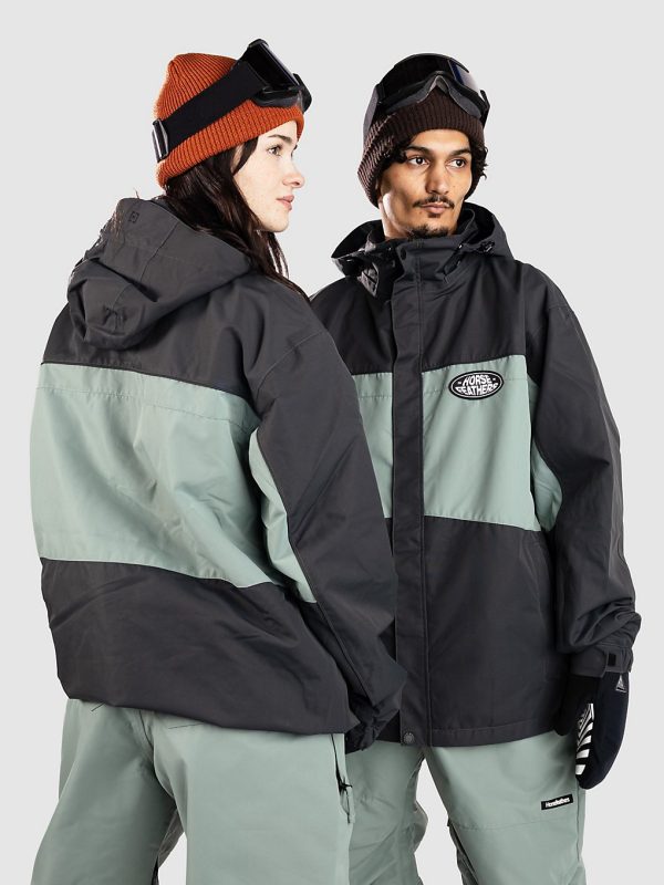 Horsefeathers Morris Jacke phantom / iceberg green