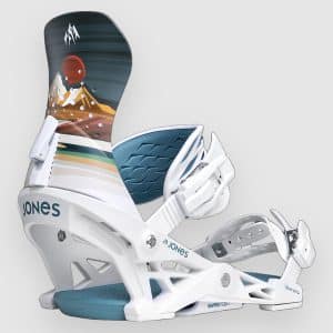 Jones Snowboards Aurora Art 2026 Snowboard-Bindung annie brace white