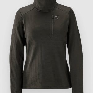 Jones Snowboards Flagship Rec Grid Fleece Pullover stealth black