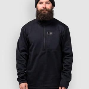 Jones Snowboards Flagship Rec Grid Fleecejacke stealth black
