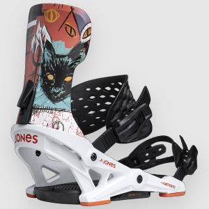 Jones Snowboards Meteorite 2026 Snowboard-Bindung rallycat white