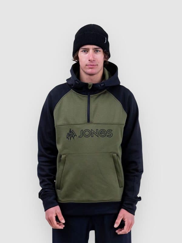 Jones Snowboards Rec Riding Fleecejacke moss green
