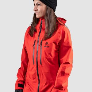 Jones Snowboards Shralpinist Str Rec Jacke lava red