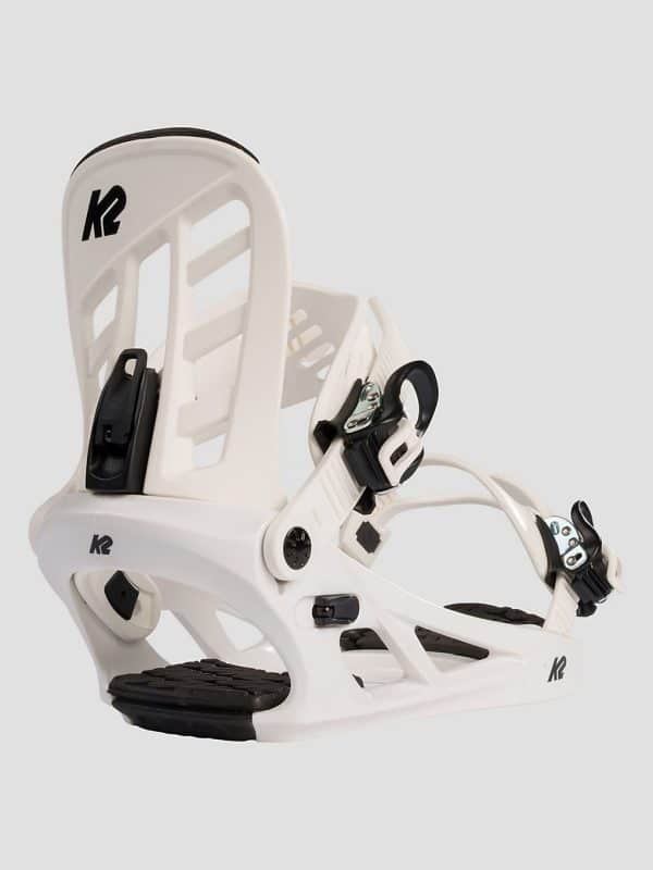 K2 You+h 2023 Kids Snowboard-Bindung white