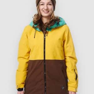 Light Lima Jacke mint / mustard / dark brown