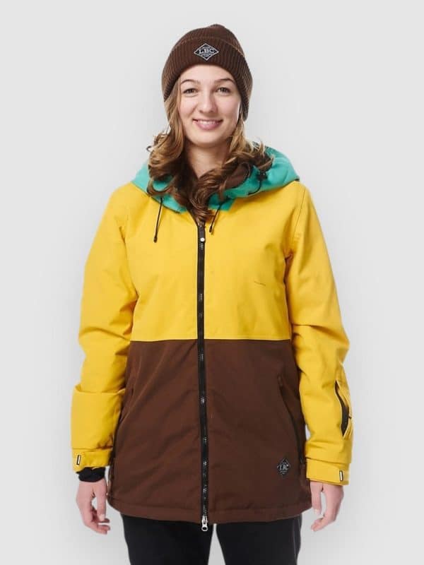 Light Lima Jacke mint / mustard / dark brown