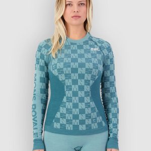 Mons Royale Ascender Merino Funktionsshirt light teal / jasper