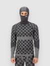 Mons Royale Ascender Merino Hooded Funktionsshirt dried sage / black