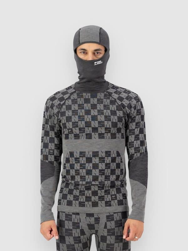 Mons Royale Ascender Merino Hooded Funktionsshirt dried sage / black