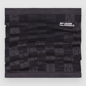 Mons Royale Ascender Merino Neck Warmer forged iron / black