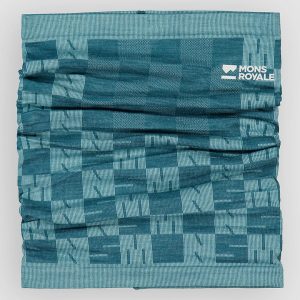 Mons Royale Ascender Merino Neck Warmer light teal / jasper