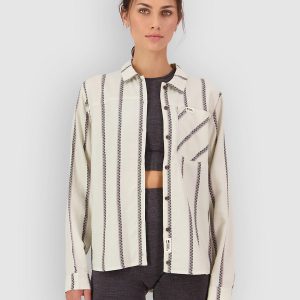 Mons Royale At Merino Funktionsshirt bone stripe